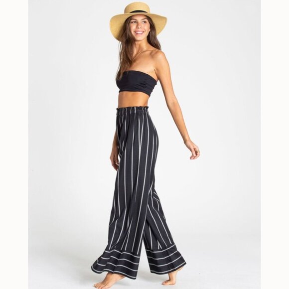 I.N.C. Striped Palazzo Pants | Coastal Clean for Travel Days & Sunset Dinners - Picture 1 of 10